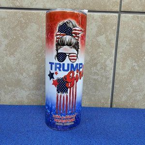 Trump girl Tumbler 20oz NEW sublimated